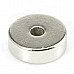 Jtron 10050099W Round Hole NdFeB Magnet - Silver