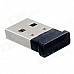 V40 USB 2.0 Bluetooth V4.0 Adapter Wireless Dongle for IOS & Android OS - Black + Silver