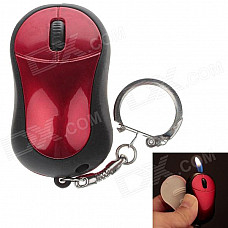 Creative Mouse Style Orange Flame Oil Lighter - Black + Red