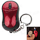 Creative Mouse Style Orange Flame Oil Lighter - Black + Red