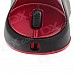 Creative Mouse Style Orange Flame Oil Lighter - Black + Red