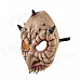 Halloween Multi-horn Monster Mask - Beige + Black