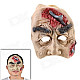 Halloween Scarred Face Ghost with A Big Pustule Mask - Red + White