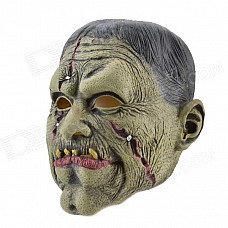 Halloween Rotten-face Giant Mask - Khaki + Black + Red