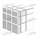 Silver Irregular 3x3x3 Brain Teaser Magic IQ Cube