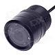 XY-1228 Waterproof Universal Wired Car Rear View Camera w/ 9-IR LED Night Vision - Black
