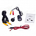 XY-1228 Waterproof Universal Wired Car Rear View Camera w/ 9-IR LED Night Vision - Black