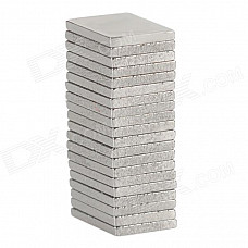 Prismatic NdFeB Magnet - Silver (20 PCS)