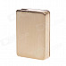 SHAYU Aluminum Alloy Wave Pattern USB Rechargeable Lighter - Golden (5V)