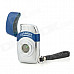 Mini Camera Style Butane Lighter w/ RGB LED Light - Blue + Silver