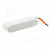 NST-A30 Rechargeable Electronic Cigarette Lighter w/ White LED Light - White