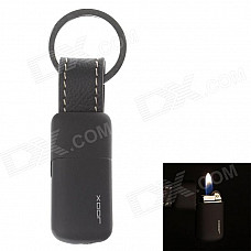 Portable Butane Gas Lighter Keychain - Black