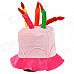 JUQI Birthday Party Dress-up Hat - Pink + Deep Pink