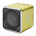 KD-CKYX-HUANGSE Portable Speaker w/ TF Slot / FM Radio - Yellow