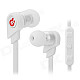 Syllable G02-004 Stylish In-Ear Earphones w/ Microphone / Cable Control for Samsung - White + Silver