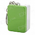 D008 Square Style Windproof Rechargeable Electronic Cigarette Lighter - Green + White