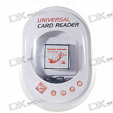 All-in-1 Magic Cube Shape Rotatable USB 2.0 Memory Card Reader