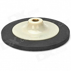 JH-7-14 7" 14-thread Car Polishing Pad Tool - Black + Off-white