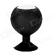 Portable Rechargeable 2-Channel Speaker w/ Suction Cup - Black + White