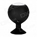 Portable Rechargeable 2-Channel Speaker w/ Suction Cup - Black + White