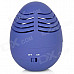 USB Rechargeable Easter Egg Tumbler Speaker (3.5mm Jack Purple)
