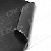 DIY PVC Carbon Fiber Wiredrawing Membrane Sticker for Car - Black (50 x 152cm)