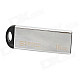 SP Mini Stainless Steel Housing USB Flash Drive - Silver + Black (16GB)