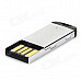 SP Mini Stainless Steel Housing USB Flash Drive - Silver + Black (16GB)