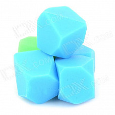 Creative Cute Silicone Magnets for Note Pads - Blue + Green (5 PCS)