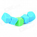 Creative Cute Silicone Magnets for Note Pads - Blue + Green (5 PCS)