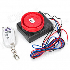 Vibration Activated 100dB Motorcycle Anti-Theft Security Alarm with Remote Control Keychain