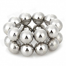 9mm Neodymium Magnet Sphere Steel balls DIY Puzzle Set - Silver (20 PCS)