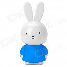 Cute Little Rabbit Style 2-CH Speaker - Blue + White