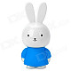 Cute Little Rabbit Style 2-CH Speaker - Blue + White