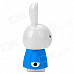 Cute Little Rabbit Style 2-CH Speaker - Blue + White