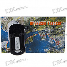 Handheld Dual Band GSM + GPS Remote Personal Position Tracker (Black)