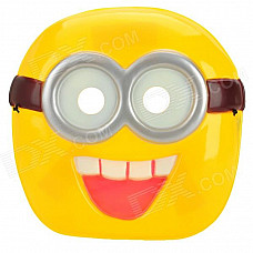 Cute Plastic Party Mask - Yellow