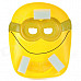 Cute Plastic Face Mask for Party - Yellow