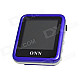 ONN Q6 1.5'' TFT Screen MP4 Player w/ Clip / FM - Purple + White (4GB)
