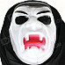 Halloween Vampire Mask - White + Black + Red