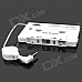 SL-79115 Car Audio Cassette Adapter for MP3 / MP3 / Cell Phones - White (3.5mm Plug)