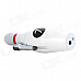 BLQ-7 Bowling Ball Style Windproof Butane Gas Jet Lighter - White + Red + Black