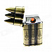 Bullet Modelling USB Rechargeable Electronic Cigarette Lighter - Golden