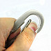 Durable Zinc Alloy Snap Keychain - Silver