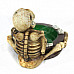 Resin Gambling Skeleton Ashtray - Multi-colored