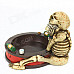 Resin Alcohol Skeleton Ashtray - Multi-colored