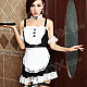 Maid Outfit Maid for Role Playing - Black + White