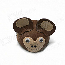Children's Day Play Monkey Animal Hat - Brown + Black + Cream + White