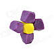 CHEERLINK GS-05 Muli-Function Candy Color Small-stone-shaped Magnetic Sticker - Purple + Yellow