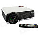 EJIALE EPW58H HD 1280 x 800 200W LED Projector w/ HDMI + USB + VGA + AV in/out + TV - White + Black